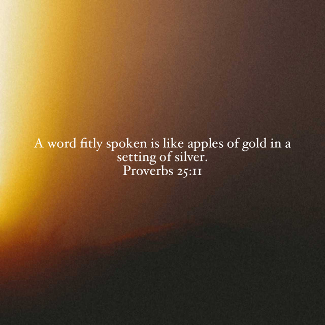 Proverbs 25:11